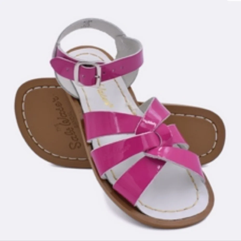 Saltwater Pink Original Strappy Sandals Size 8